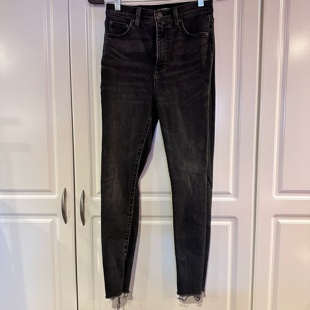 The Loloa High Rise skinny jeans black